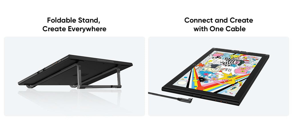 XPPen Artist 16 3rd Graphics Drawing Tablet 16K Pressure Levels 2 Dial 8 Customizable Shortcut Keys Upgraded X4 Smart Chip Pen Foldable Stand Anti-glare Screen for Art Education Illustration 3D Printing Support Windows Android,sohochic