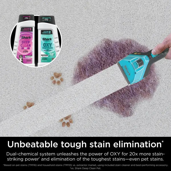 Shark CarpetXpert HairPro with StainStriker Carpet & Upholstery Cleaner - EX305CCO