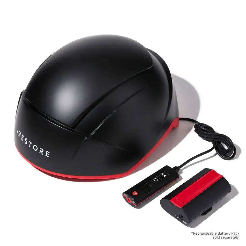 iRestore Elite Laser Hair Growth System and Illumina LED Face Mask Bundle