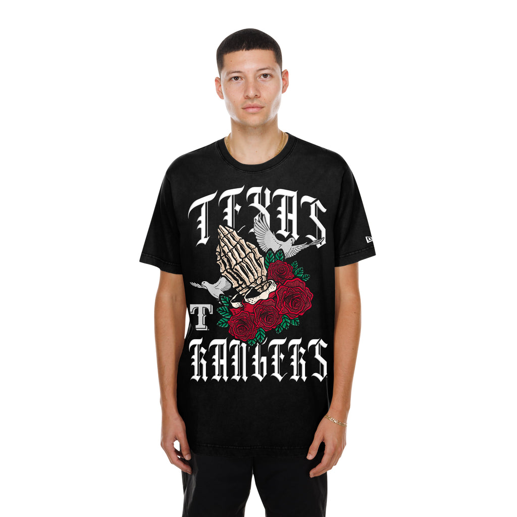 NEW ERA Official Texas Rangers Gothic Tee - Mens