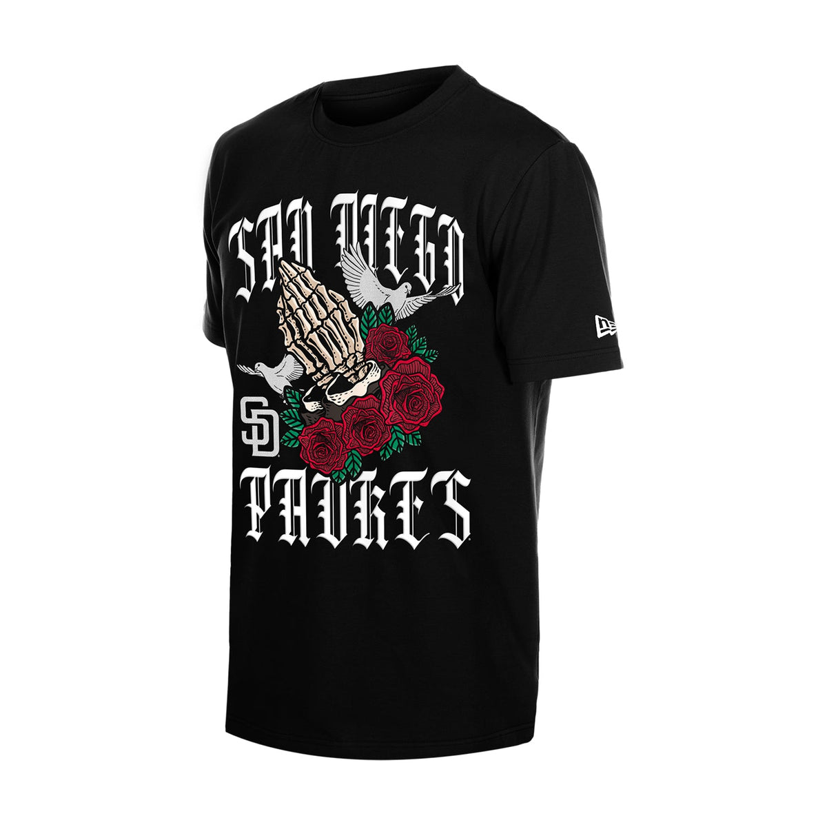 NEW ERA Original San Diego Padres Gothic Tee - Mens