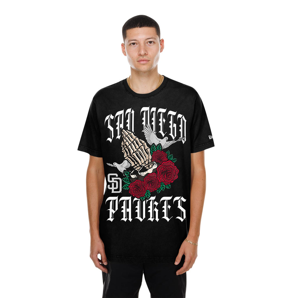 NEW ERA Original San Diego Padres Gothic Tee - Mens
