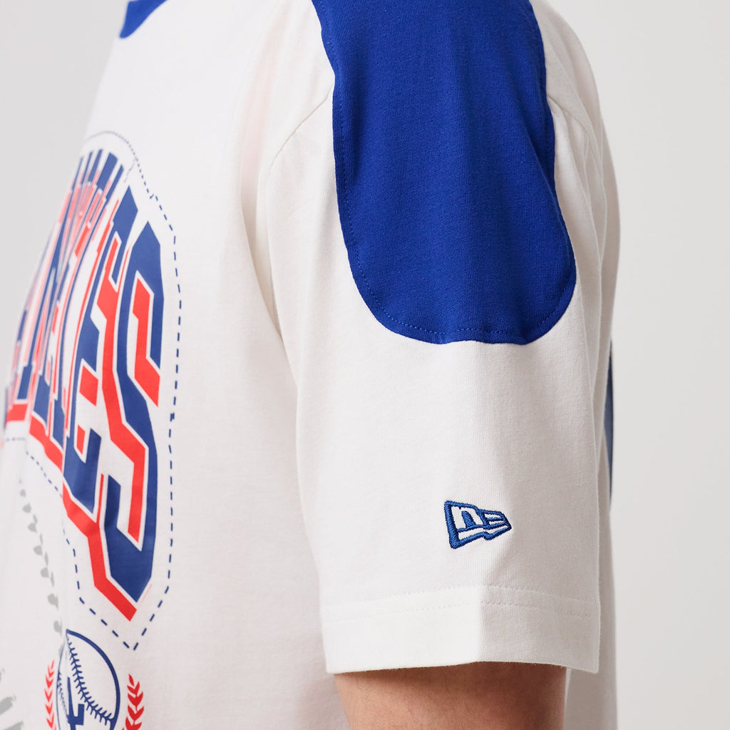 NEW ERA Official Los Angeles Dodgers Varsity Tee - Mens