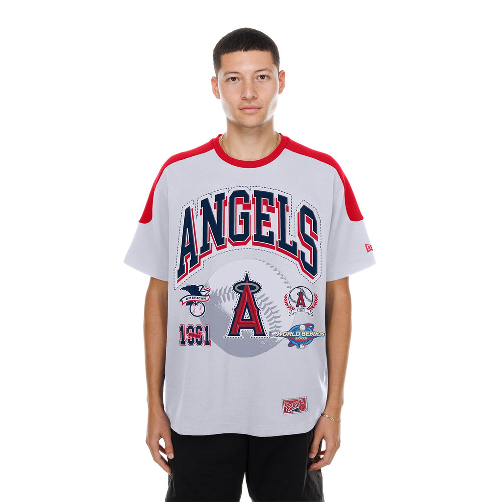 NEW ERA Classic Anaheim Angels Varsity Tee - Mens