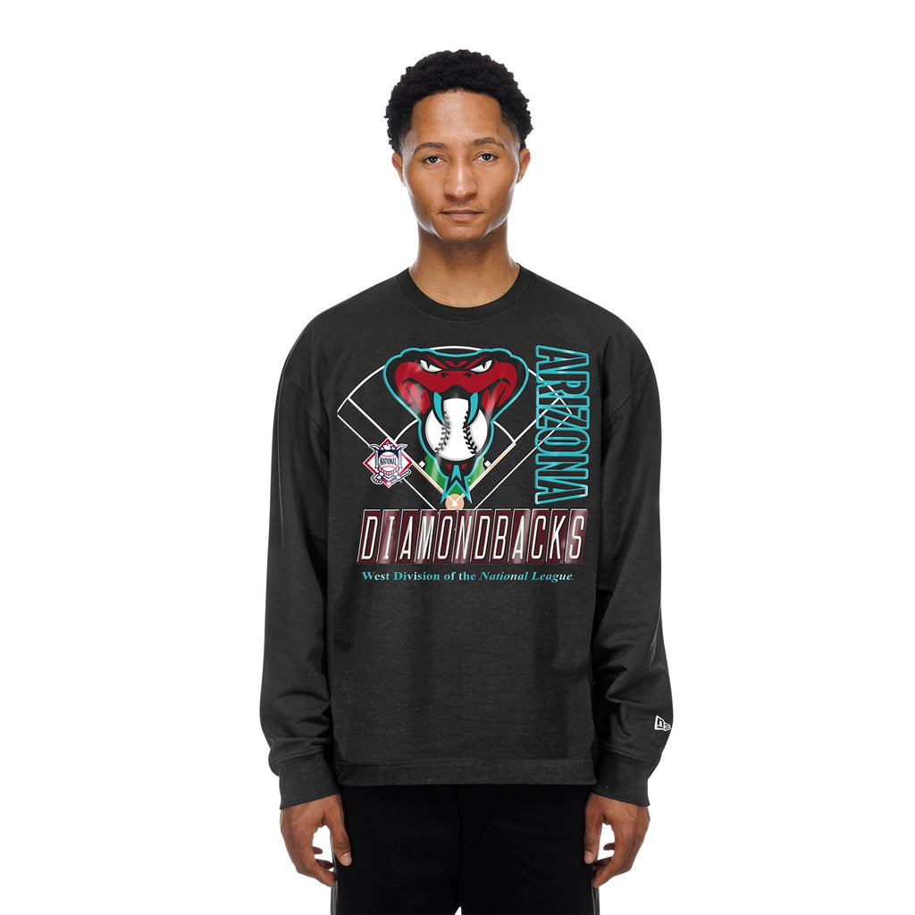 NEW ERA Arizona Diamondbacks Graphic LS Crew - Mens