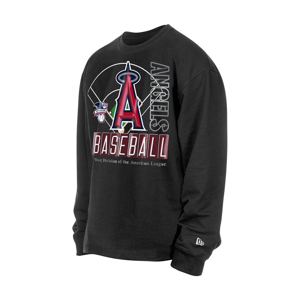 NEW ERA Los Angeles Angels Graphic LS Crew - Mens