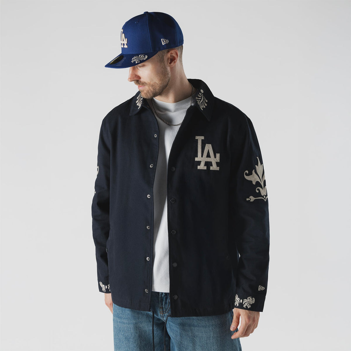 NEW ERA Los Angeles Dodgers Wordmark Jacket - Mens
