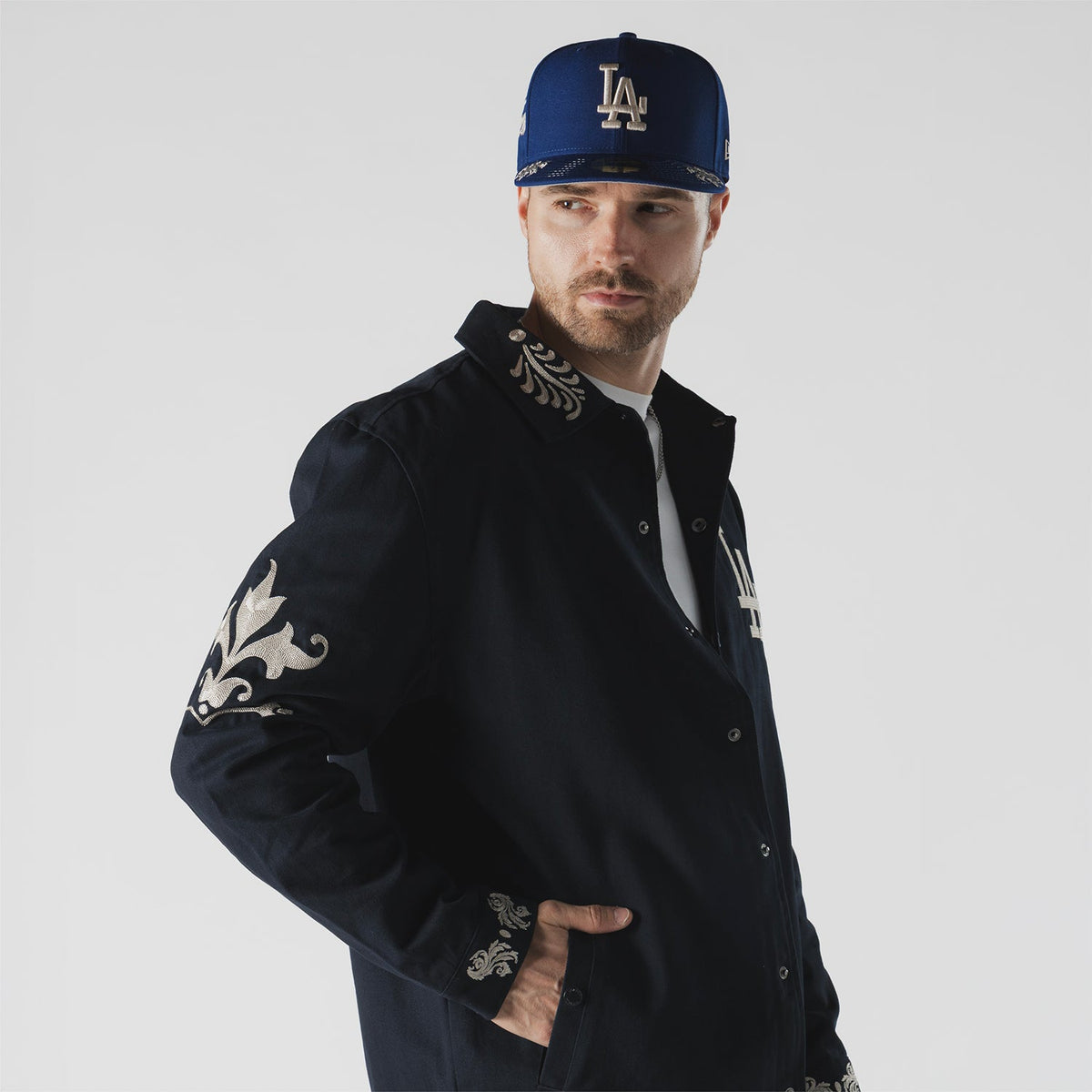 NEW ERA Los Angeles Dodgers Wordmark Jacket - Mens