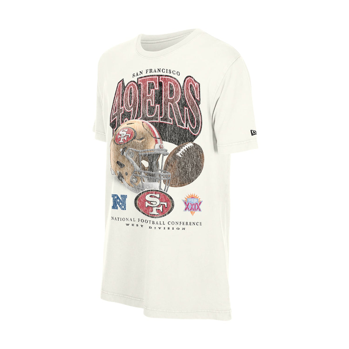 NEW ERA San Francisco 49ers Washed Tee -Mens