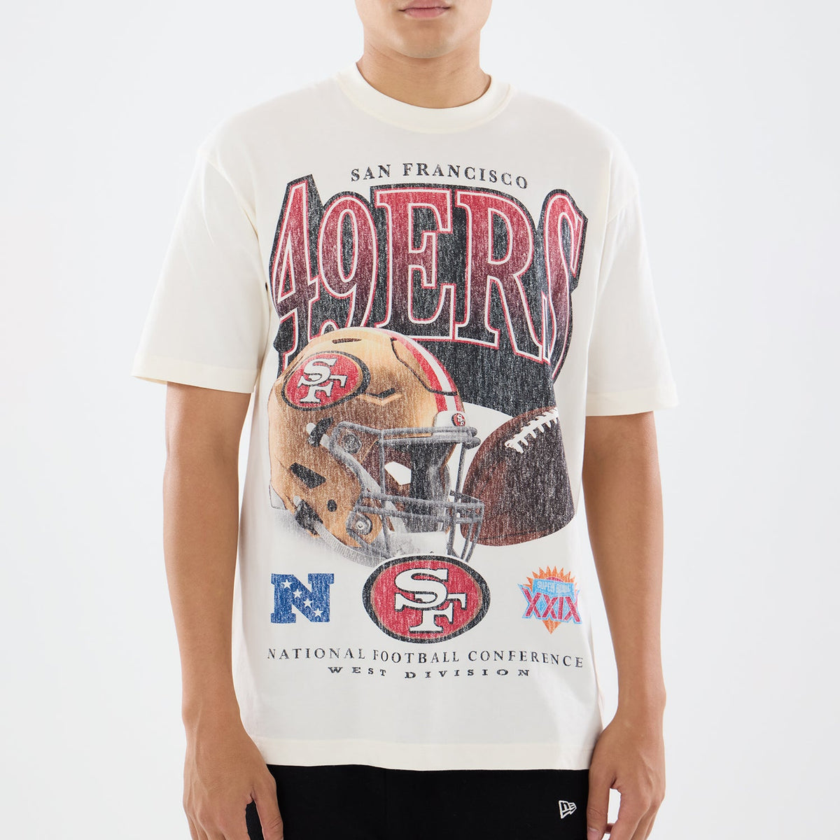 NEW ERA San Francisco 49ers Washed Tee -Mens