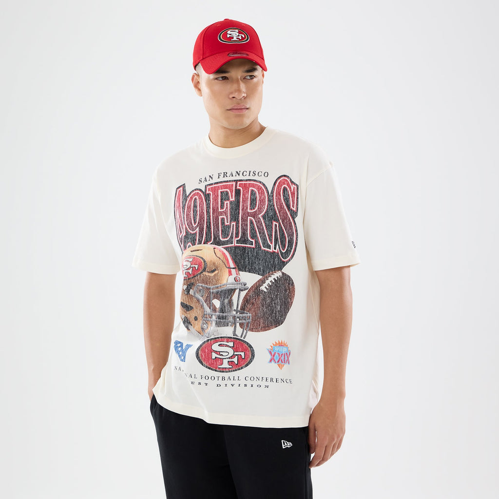 NEW ERA San Francisco 49ers Washed Tee -Mens