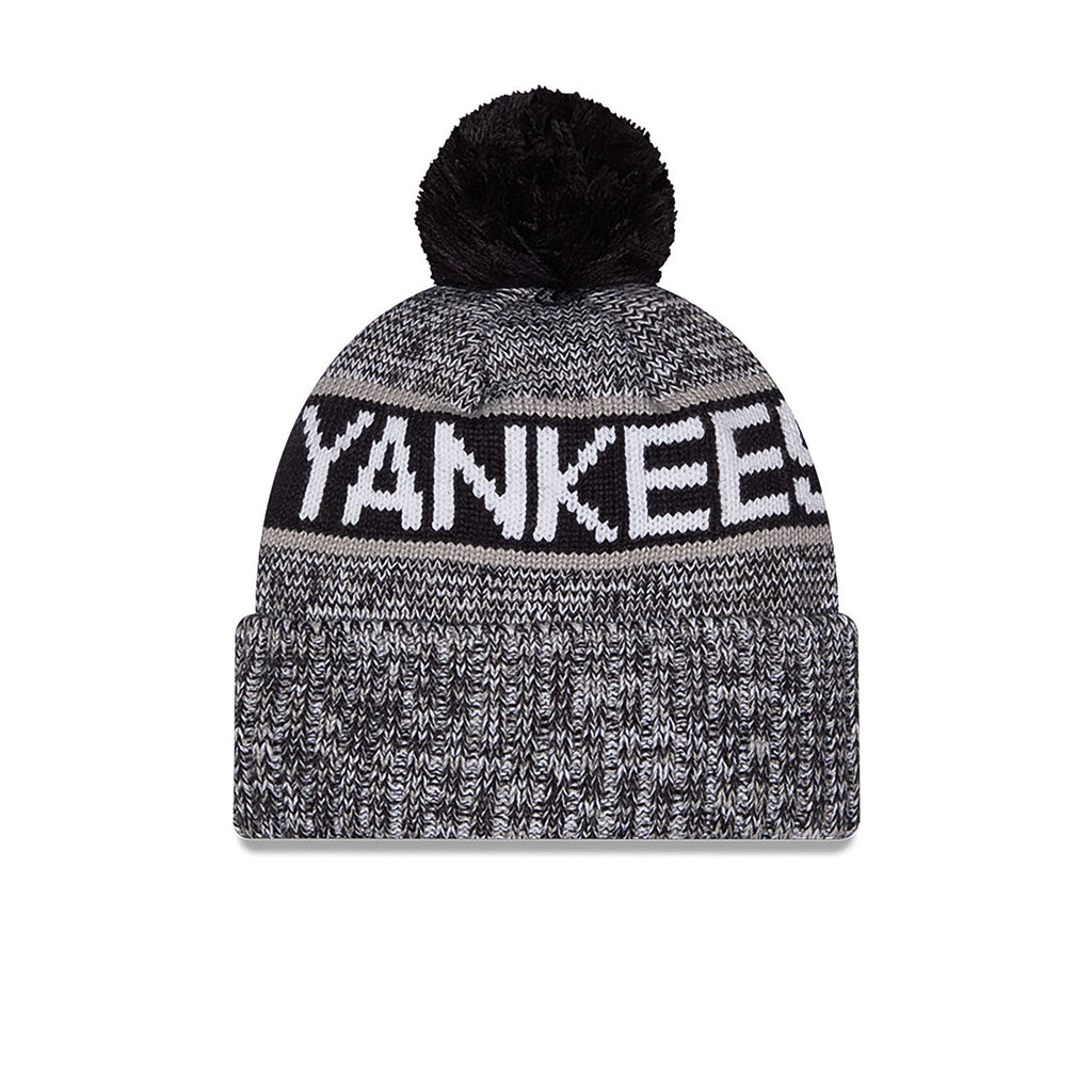 NEW ERA Authentic Yankees Knit Tri-Color OTC Pom Beanie