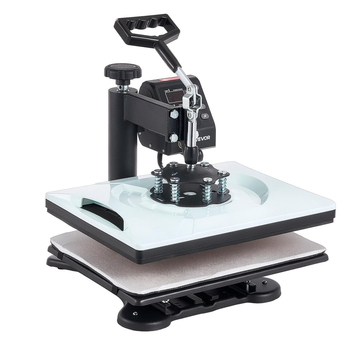 VEVOR 5-in-1 Combo Heat Press Machine, 12x15 in Sublimation Press with Fast & Even Heating, Digital Control for Precise Time & Temp, Multi-Function for T-Shirts, Mugs, Caps