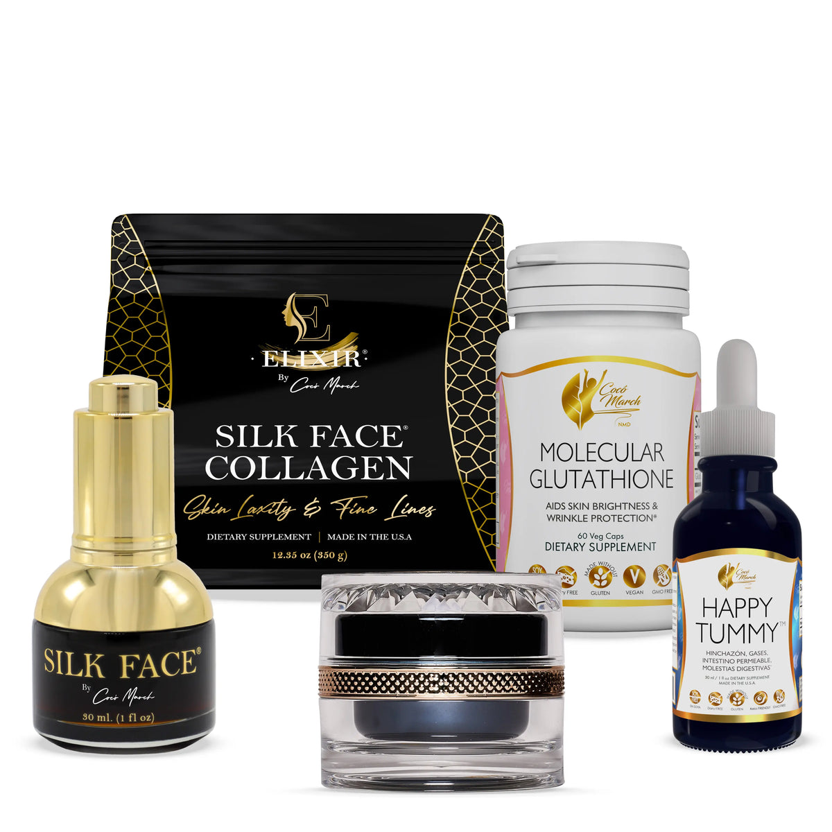 Cocó March Night Glow Kit, Hydrating Skincare Essentials for Overnight Radiance