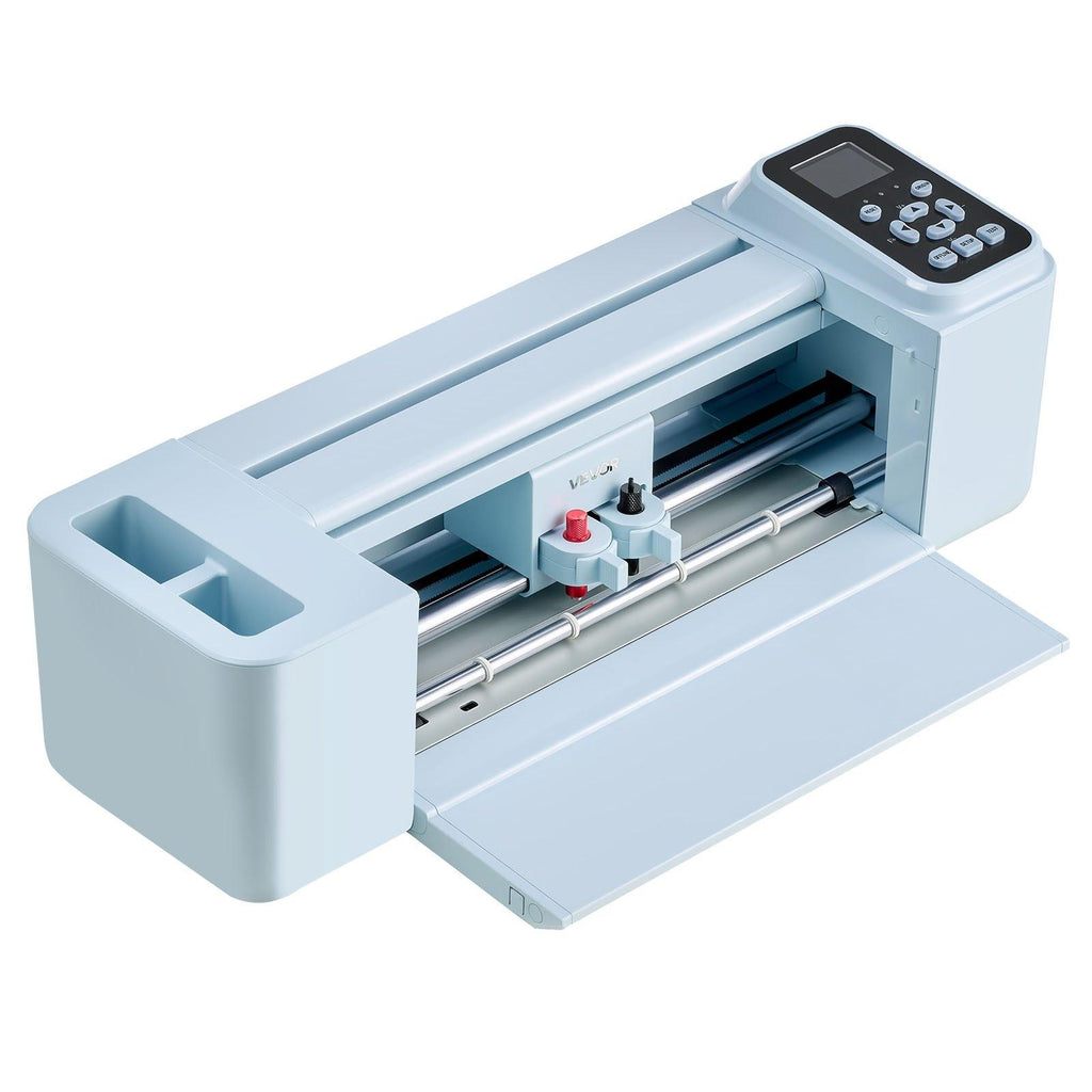 VEVOR 12 in Vinyl Cutting Machine, Button & Screen Controlled with Materials & Tool Kit, 5000+ Built-in Design Resources, Compatible with Mac, Windows, Android & iOS, DIY for All Scenes Home Crafts Cutter, Wireless, Buttons+Screen,sohochic