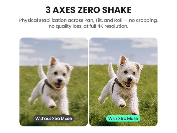 Xtra Muse Vlogging Video Recording Digital Camera, 1'' CMOS 4K/120fps, 3-Axis Handheld Stabilizer, Fast Focusing, Face/Object Tracking, Micro SD Compatible, Grab Go Portable Handycam Camcorder,sohochic