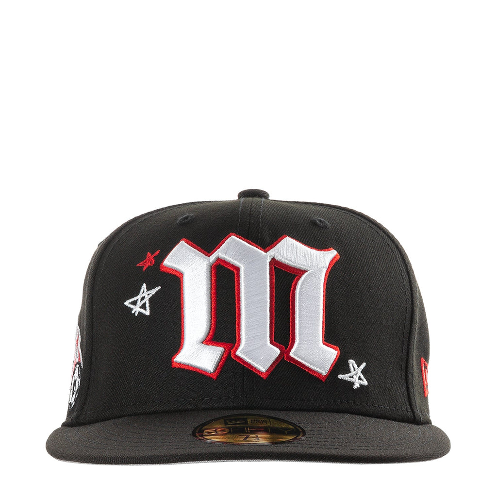 NEW ERA Premium Mexico "M" Flaming Soccer Ball Side Patch 5950
