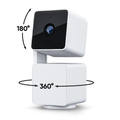 Wyze Cam Pan v3 — #1 Security Camera on TikTok! Wired, Indoor/Outdoor Pan Tilt Zoom (PTZ) w/ 360 Degree Motion Tracking, Color Night Vision, HD, WiFi