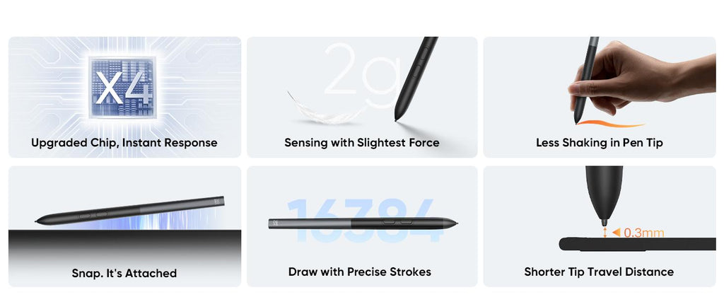 XPPen Artist 16 3rd Graphics Drawing Tablet 16K Pressure Levels 2 Dial 8 Customizable Shortcut Keys Upgraded X4 Smart Chip Pen Foldable Stand Anti-glare Screen for Art Education Illustration 3D Printing Support Windows Android,sohochic