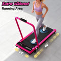 【Live Exclusive】YAGUD Handrail Walking Treadmill – Quiet Home Running Machine with Dual Shock Absorption, 265lbs Weight Capacity Wide Belt & Compact Design for Easy Mobility SpringStatements