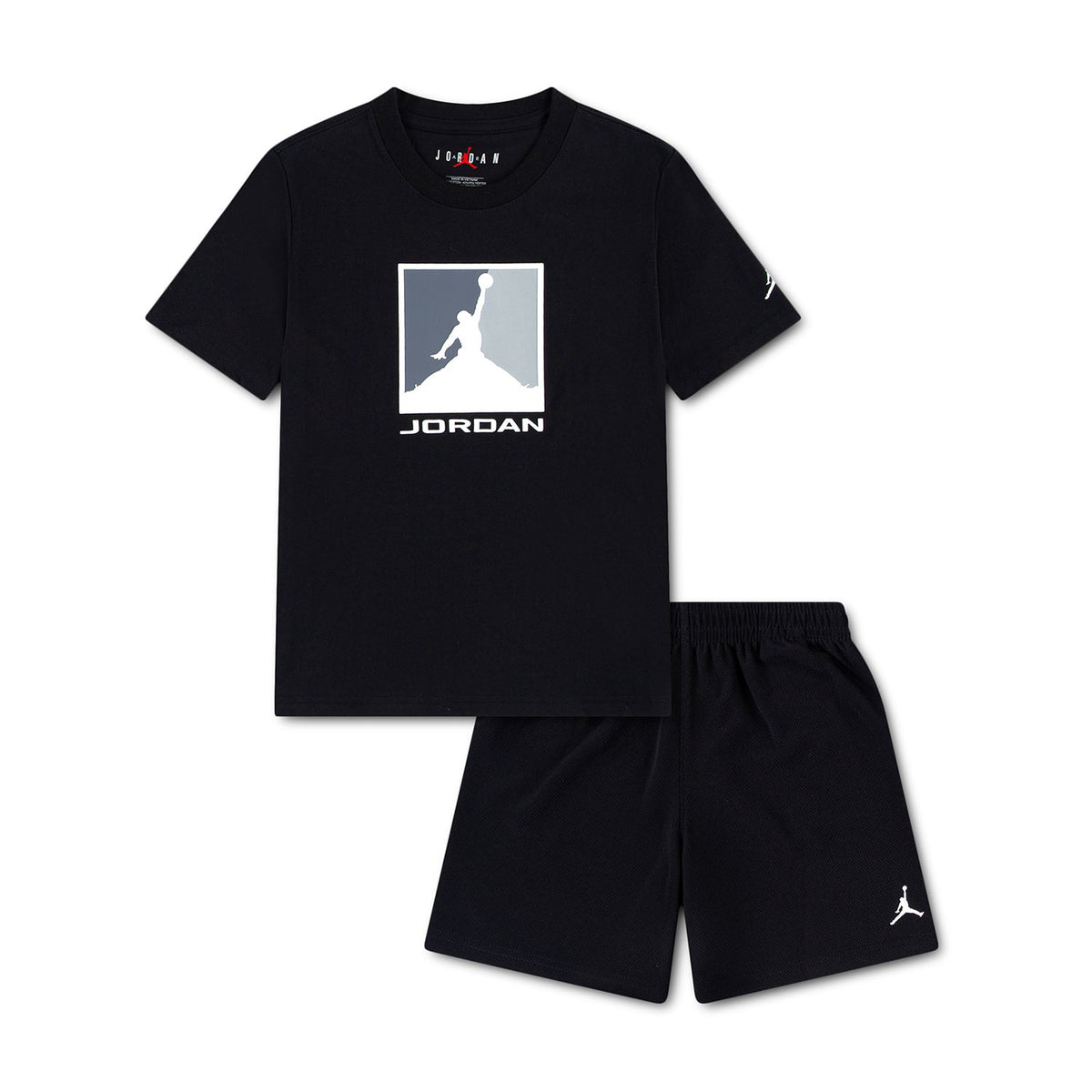JORDAN Block Logo Mesh Short Set - Kids