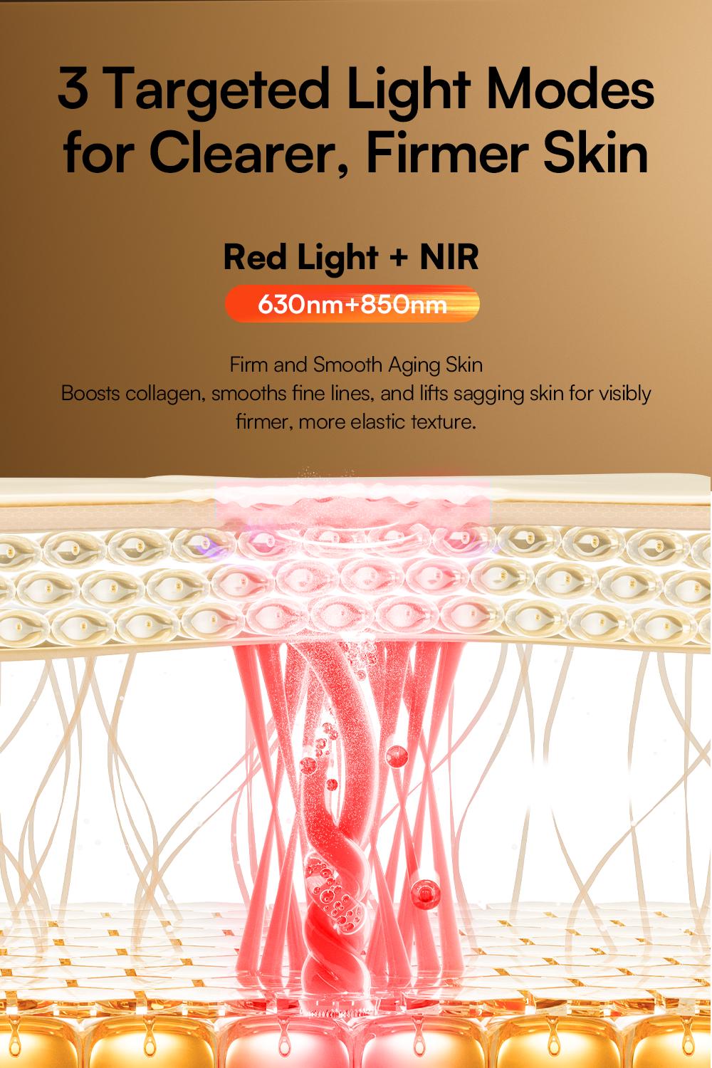 【LIVE EXCLUSIVE】INIA GLOW Wireless LED Face Mask, 2-Year Warranty, Portable and Rechargeable for LED Facial Mask Skincare at Home and Travel, The Ultimate Gift Choice for this Season，Summer Travel Accessories,sohochic