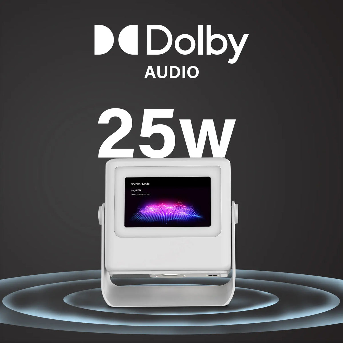 2026 Upgraded Dual Screen Smart Projector TV, Native 1080P High Definition LCD Projector with 7-in Touch Display, 4K Support, WiFi 6, Bluetooth, Auto Focus, Auto Keystone, 800 ANSI, 25W Speaker, HDMI Input for Home Theater Movie Night