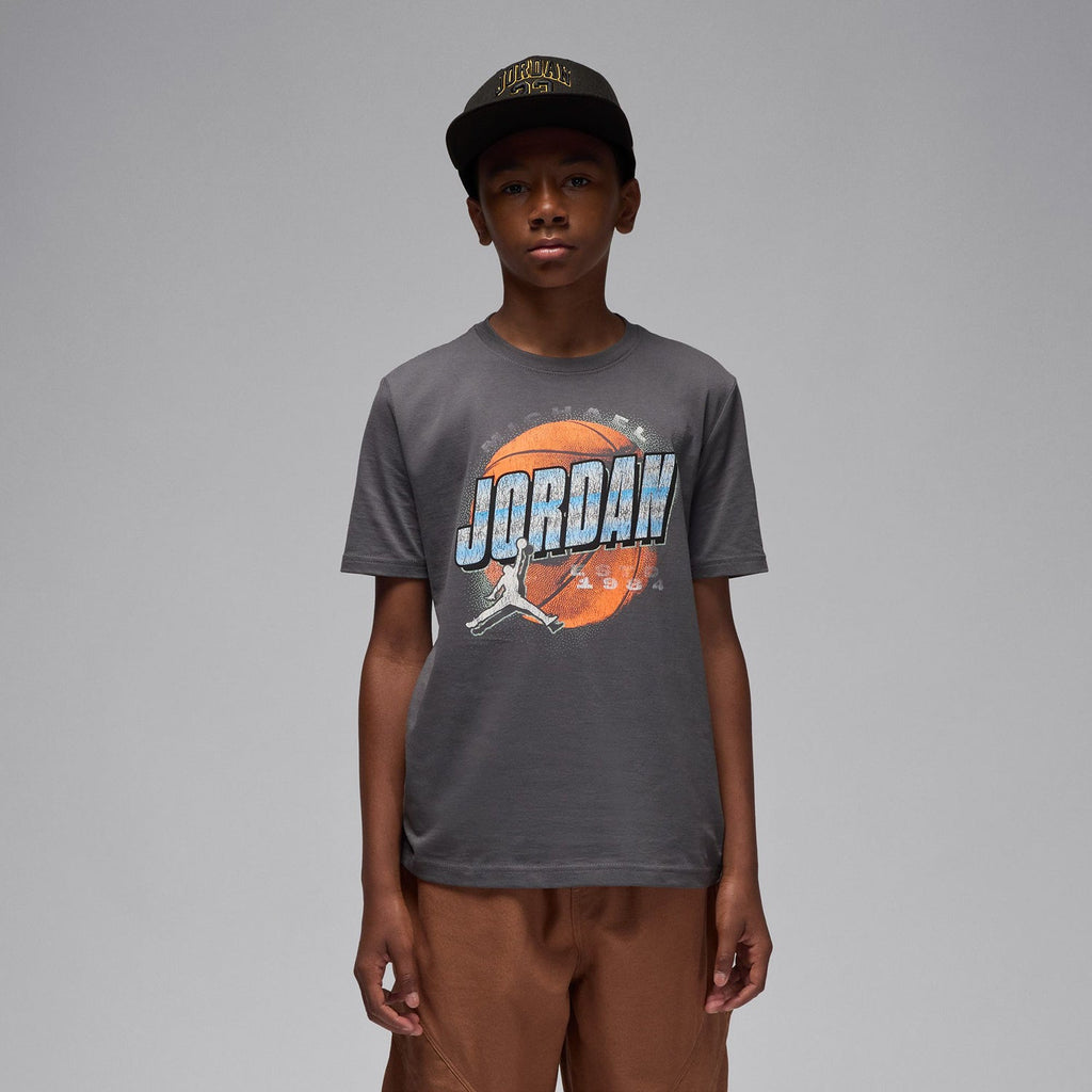 JORDAN Distressed Chrome Tee - Youth