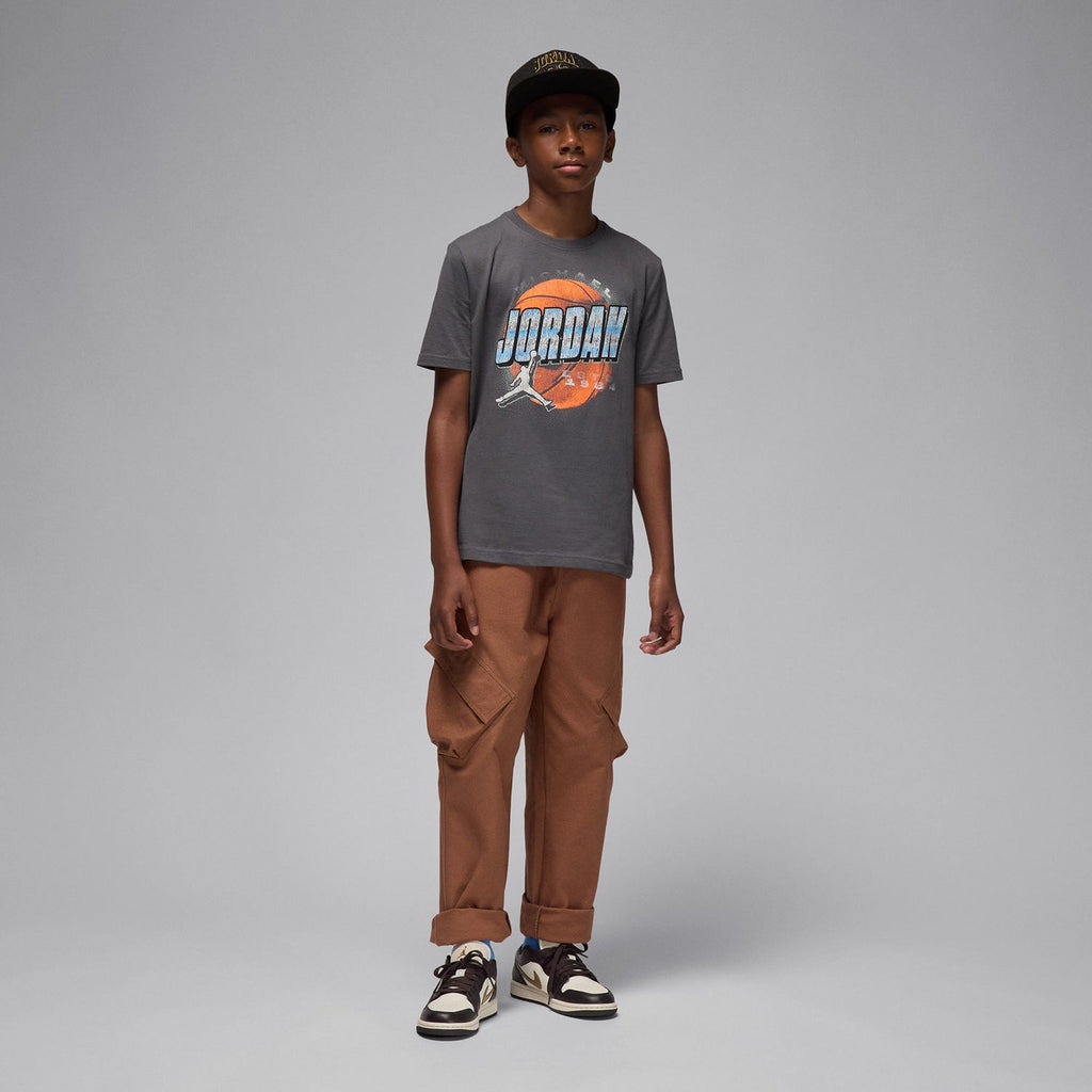 JORDAN Distressed Chrome Tee - Youth