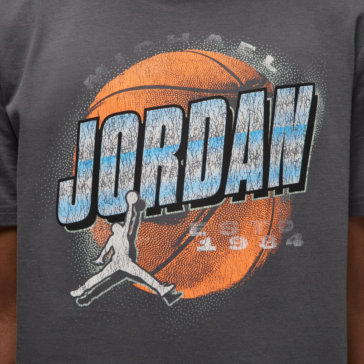 JORDAN Distressed Chrome Tee - Youth