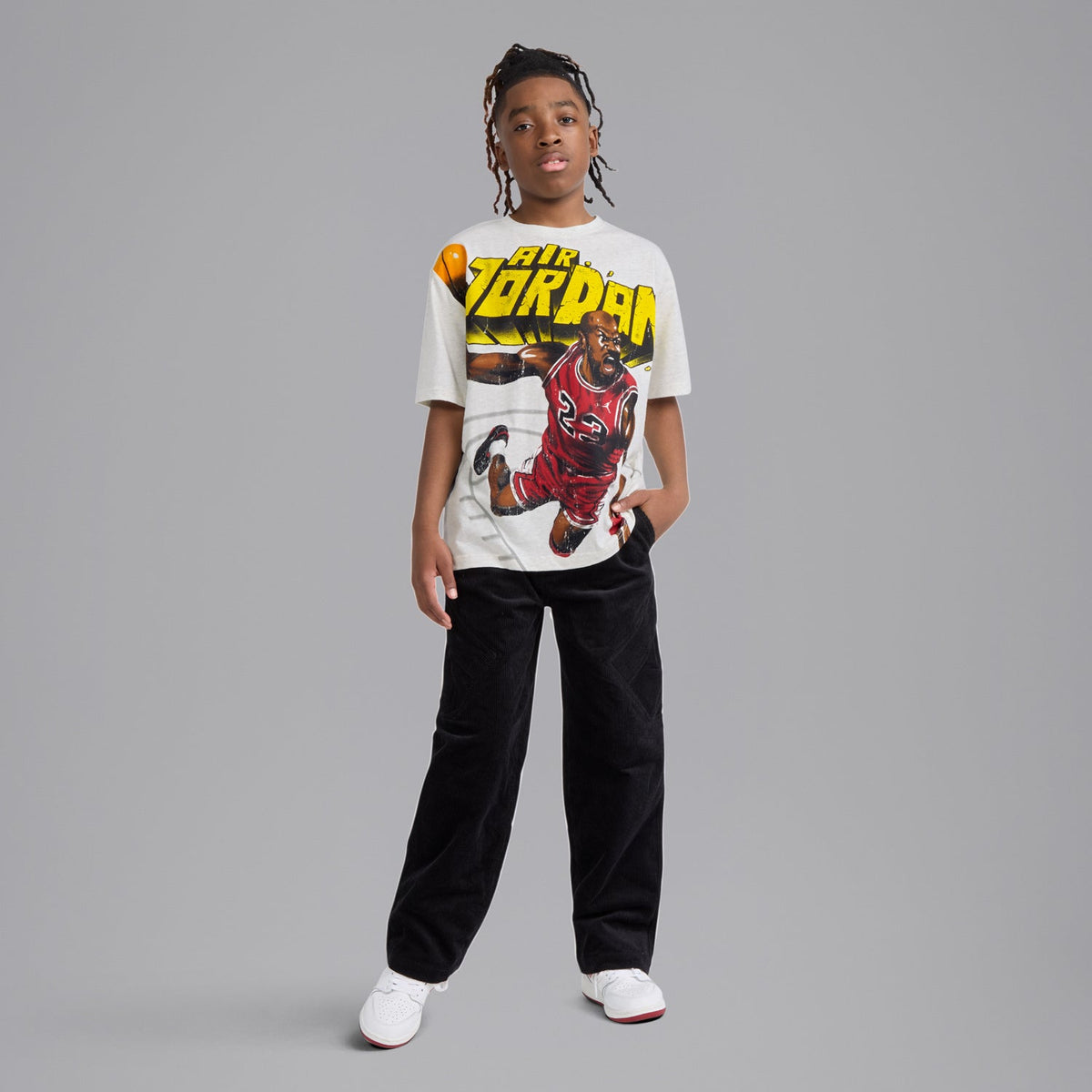 JORDAN Original Jumpman Slam Dunk Tee - Youth