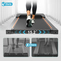 2 in 1 Walking pad Treadmill with Handlebars, Protect Carpet ,6.2 MPH, Portable, Foldable, Under Desk Design, Remote Control, Great treadmills for home and mini treadmill Spaces caminadora #TikTokShopBlackFriday High-Speed Hydraulic Folding horizon