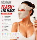 3D LED Face Mask Light Therapy, Cordless Red Light Therapy Mask for Face with Remote, 9 Modes, 630nm Red 850nm Near Infrared Blue Green Light, USB-C Rechargeable Skincare Device