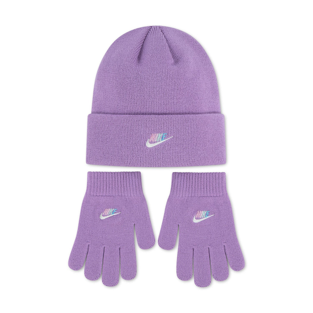 NIKE Youth Futura Beanie & Glove Set
