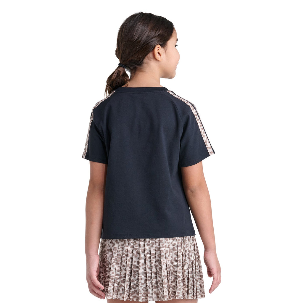 ADIDAS AOP 3-Stripe Raglan Tee - Youth