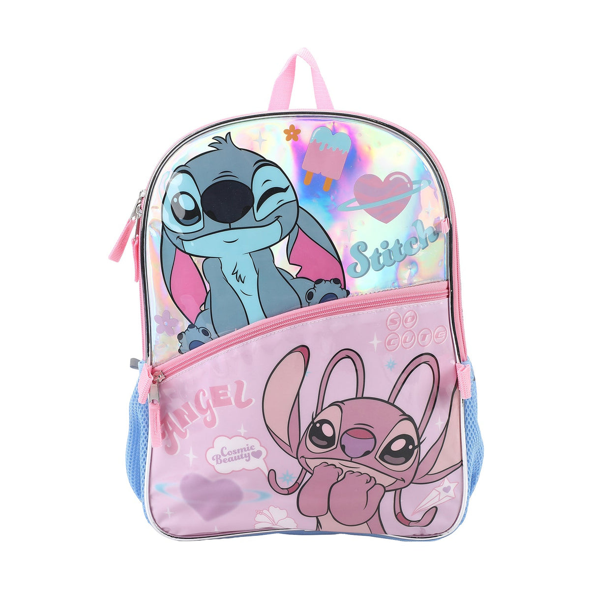 CHARACTER 5 PC Stich Backpack Lunch Set