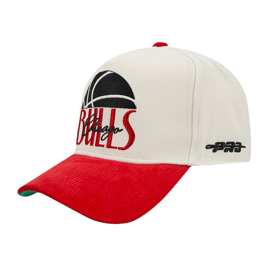 PRO STANDARD Classic Bulls Original Players Wool Blend Pro Pinch Strapback