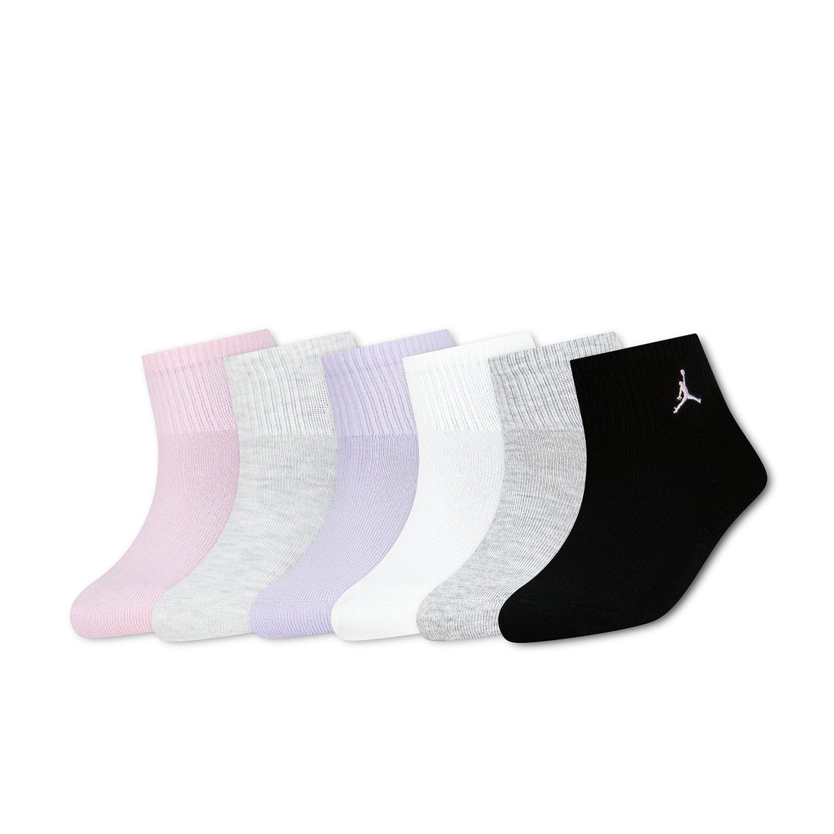 JORDAN 6 Pack Medium Everyday Essentials Quarter Sock