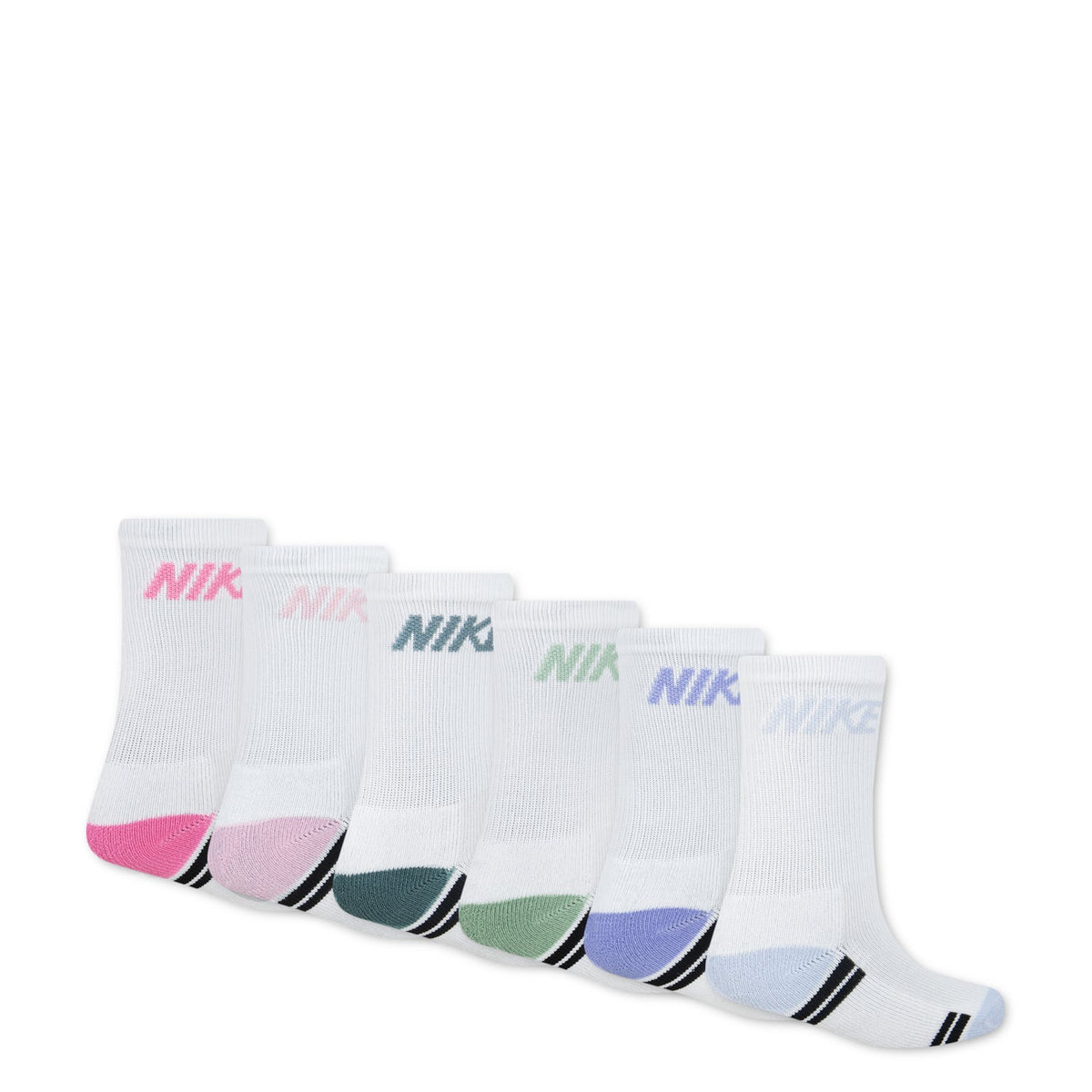 NIKE 6 Pack X-Small Block Crew