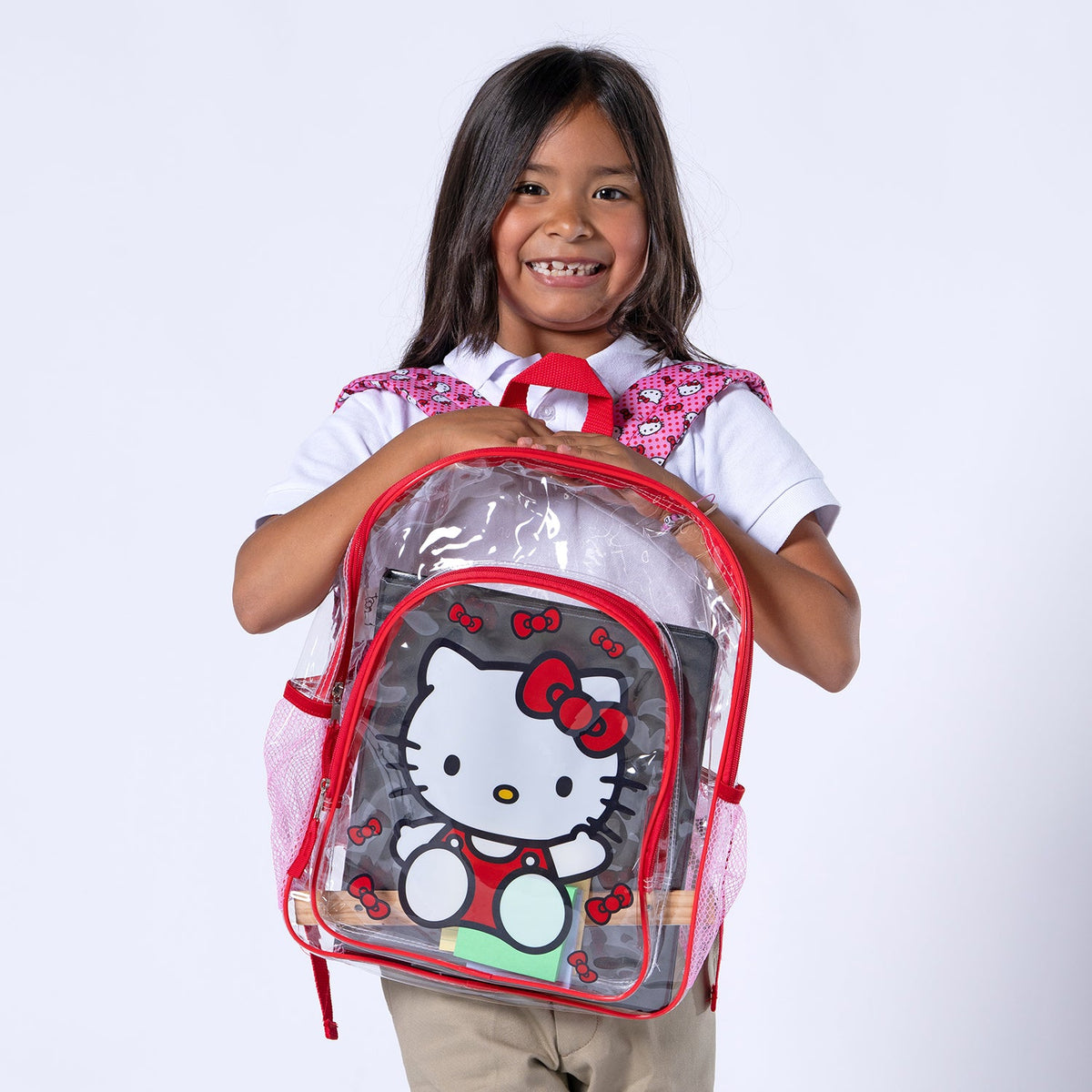 CHARACTER Clear Hello Kitty Backpack