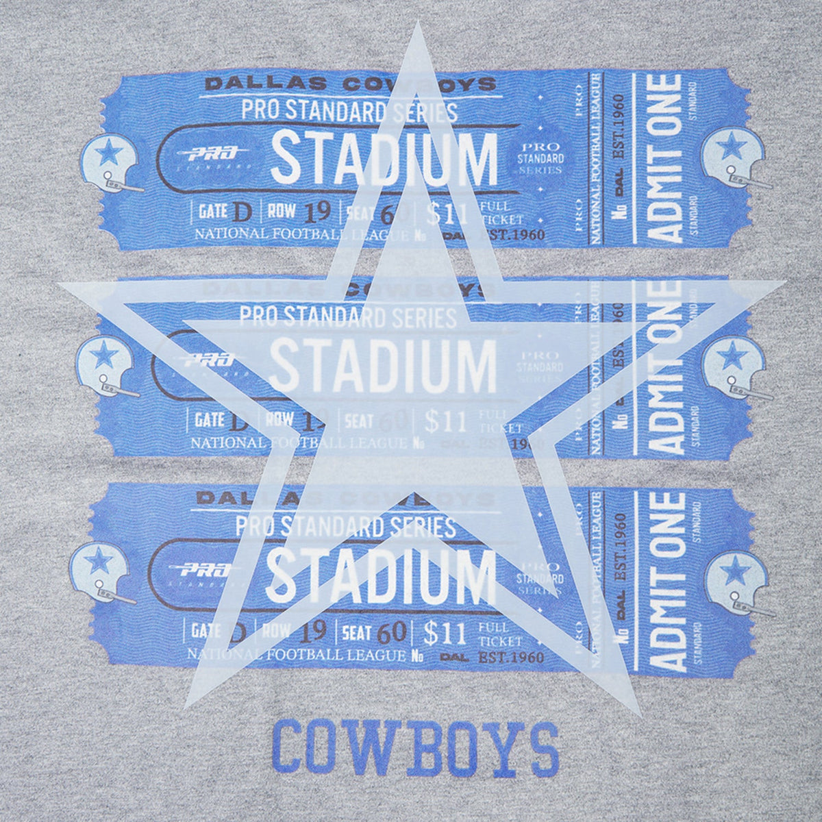 PRO STANDARD Original Dallas Cowboys Home Team Tee -Mens