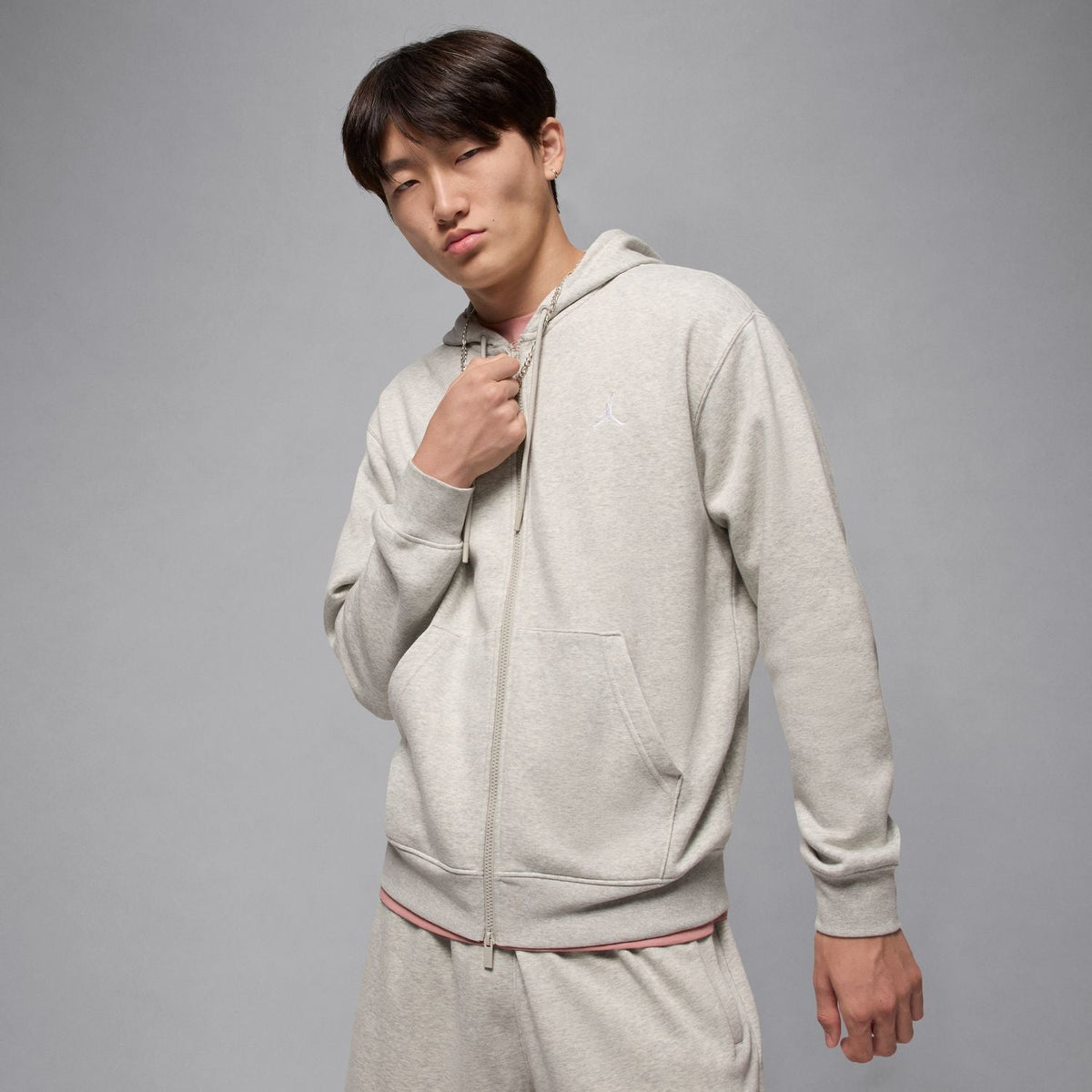 JORDAN Original Brooklyn Fleece Full Zip Hoody - Mens