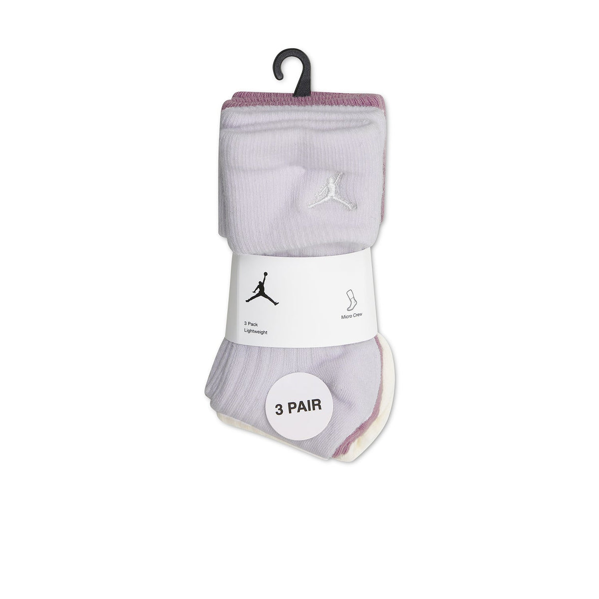 JORDAN 3 Pack Small Foldover Half Crew