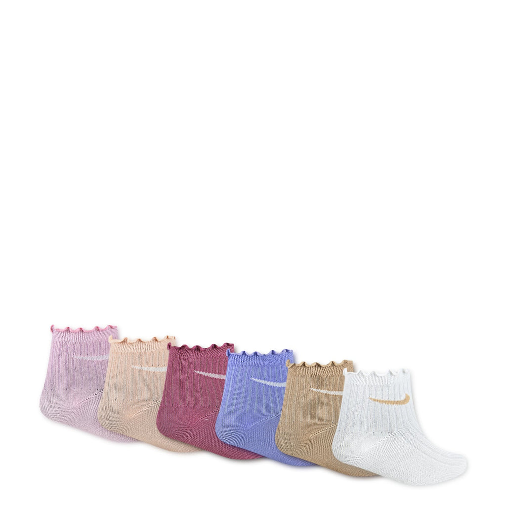 NIKE 6 Pack XXS Lettuce Welt Ankle Sock