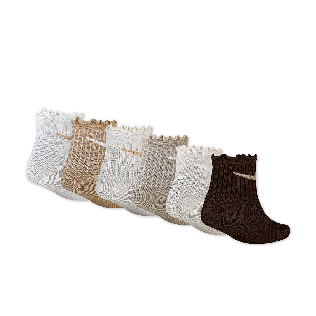 NIKE Official 6 Pack X-Small Lettuce Welt Quarter