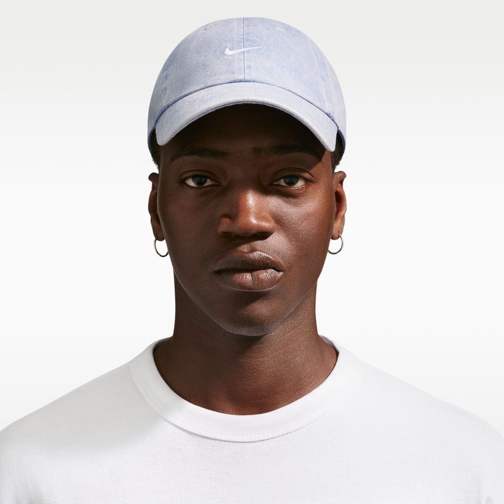 NIKE Original Nike Club Cap Unstructured Curved Bill Denim Strapback