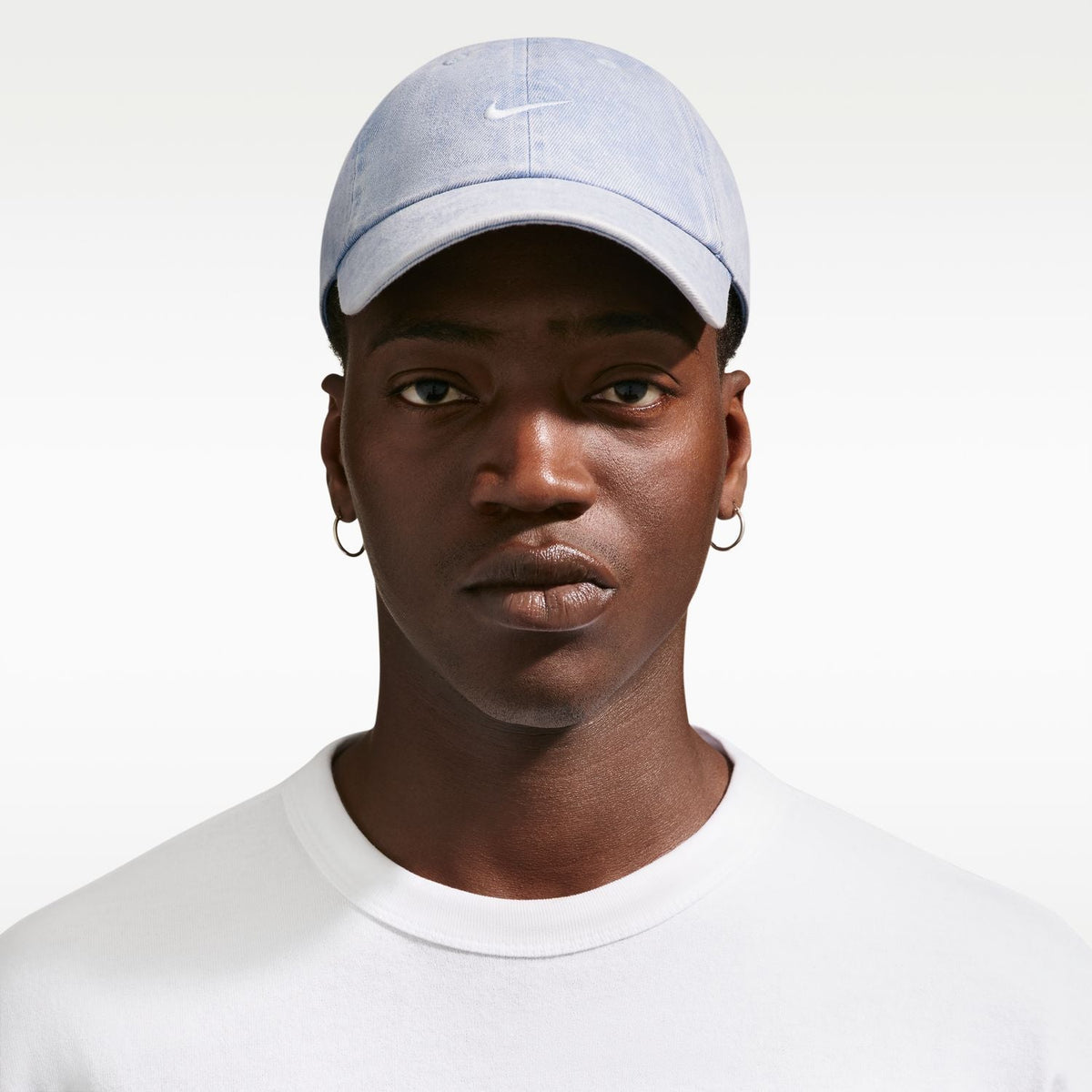 NIKE Original Nike Club Cap Unstructured Curved Bill Denim Strapback