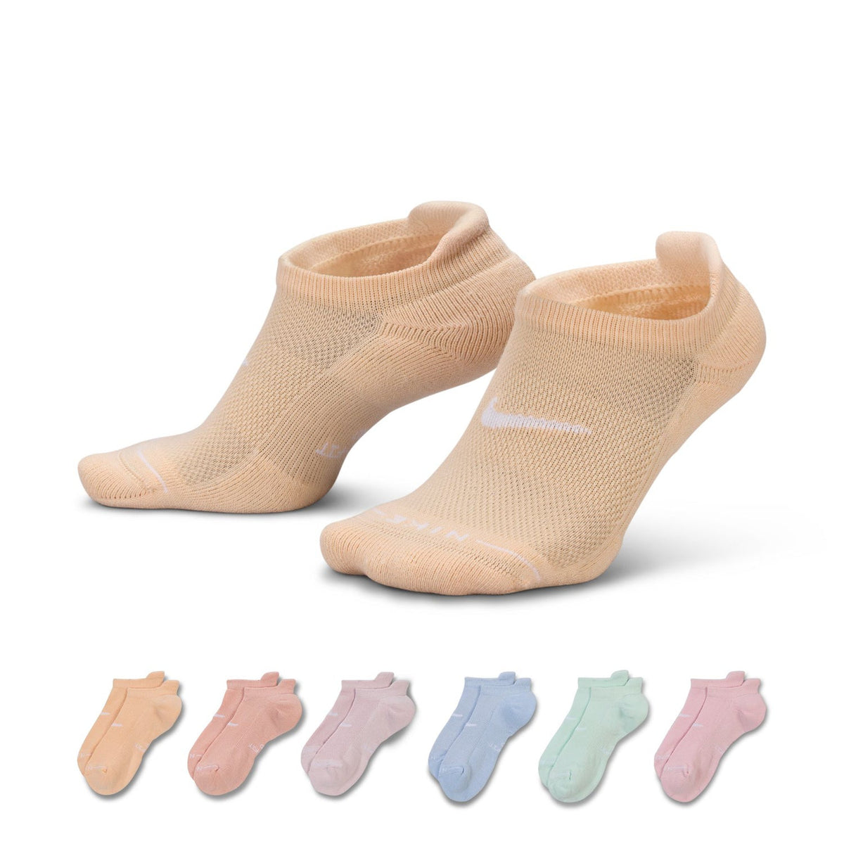 NIKE 6 Pack Everyday Elevated No Show