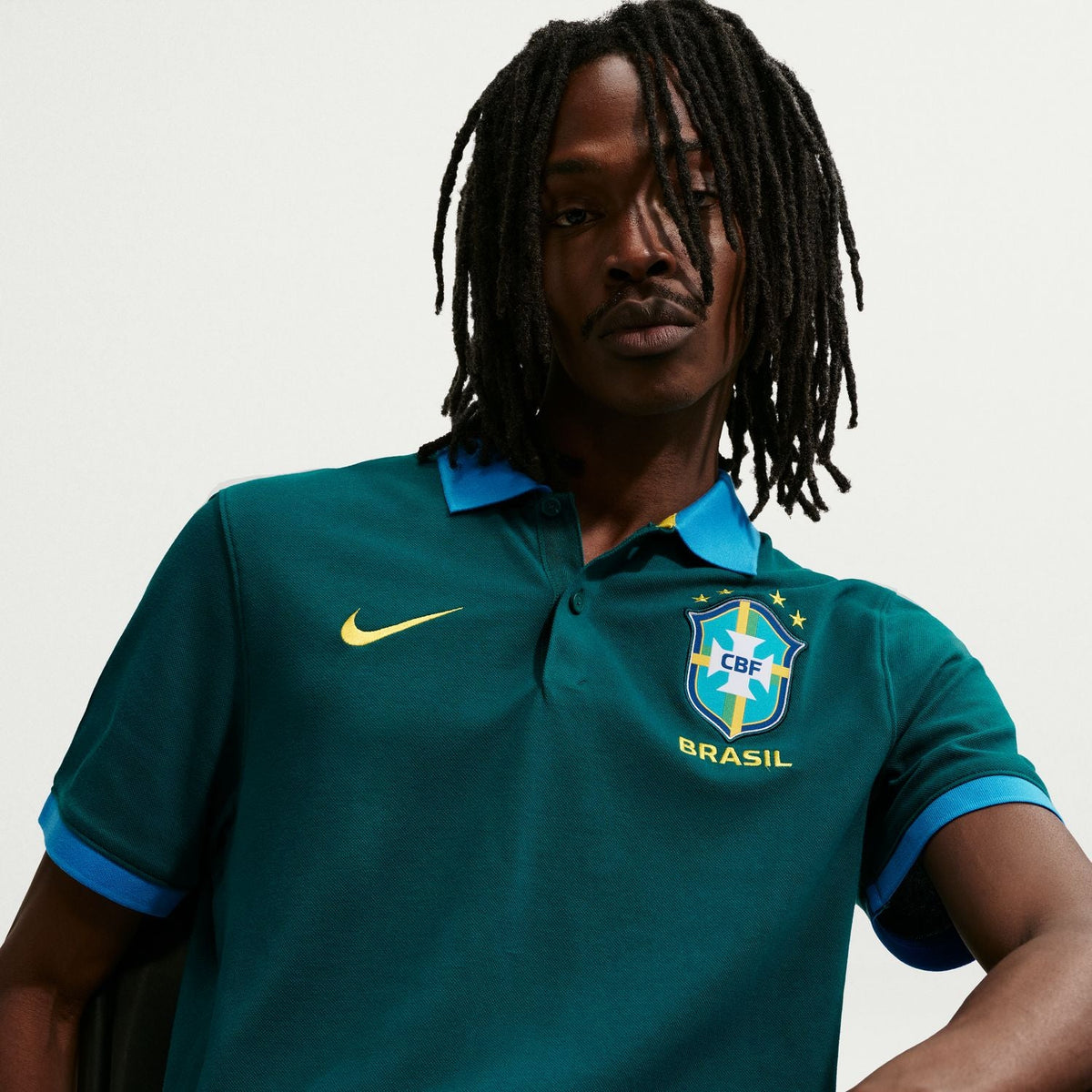 NIKE Authentic Brazil Polo -Mens