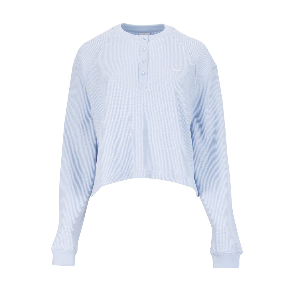 NIKE Chill Knit Waffle LS Top - Womens